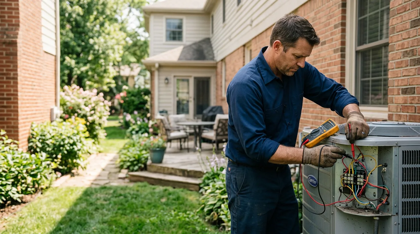 HVAC technician working near Carmichael, CA